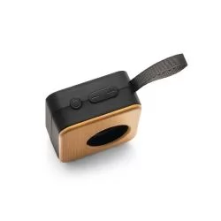 Caixa de som portátil em 25% rABS e bambu Personalizada Caixa de som portátil em 25% rABS e bambu Personalizada