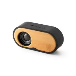 Caixa de som portátil em 36% rABS e bambu Personalizada Caixa de som portátil em 36% rABS e bambu Personalizada