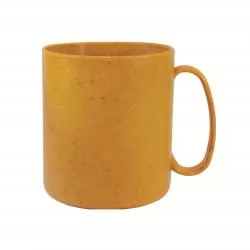 Caneca de Chá Redonda 400 ml Com 50% de fibra de Coco ou Madeira Personalizada Caneca de Chá Redonda 400 ml Com 50% de fibra de Coco ou Madeira Personalizada