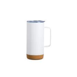 Caneca Térmica com Cortiça de 500ml Personalizada Caneca Térmica com Cortiça de 500ml Personalizada