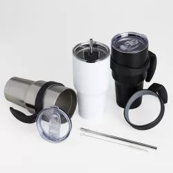 Caneca Térmica Inox 800ml Personalizada Caneca Térmica Inox 800ml Personalizada