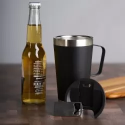 Caneca Térmica Inox com Abridor 500ml Personalizada Caneca Térmica Inox com Abridor 500ml Personalizada