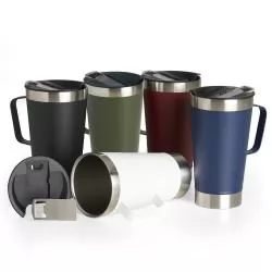 Caneca Térmica Inox com Abridor 500ml Personalizada Caneca Térmica Inox com Abridor 500ml Personalizada