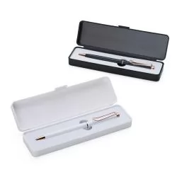 Caneta de Metal com Estojo plástico Personalizada Caneta de Metal com Estojo plástico Personalizada
