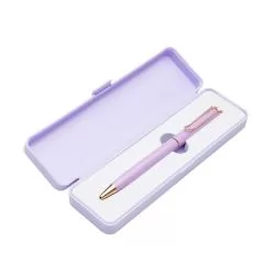Caneta de Metal com Estojo plástico Personalizada Caneta de Metal com Estojo plástico Personalizada