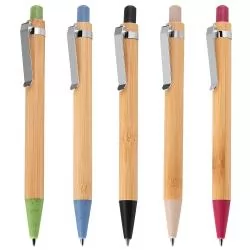 Caneta Ecológica de Bambu com Estojo Personalizada Caneta Ecológica de Bambu com Estojo Personalizada