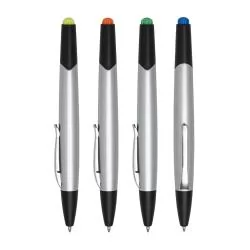 Caneta Plástica com Marca Texto Personalizada Caneta Plástica com Marca Texto Personalizada