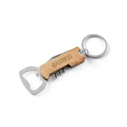 Canivete 3 em 1 em bambu com abridor de garrafas Personalizado Canivete 3 em 1 em bambu com abridor de garrafas Personalizado