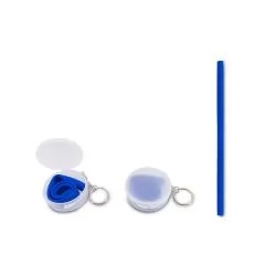 Canudo de Silicone com Estojo Personalizado Canudo de Silicone com Estojo Personalizado