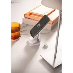 Carregador magnético wireless dobrável em ABS 100% reciclado Personalizado Carregador magnético wireless dobrável em ABS 100% reciclado Personalizado