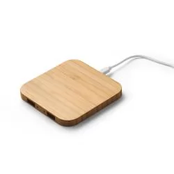 Carregador portátil em bambu 15 W Personalizado Carregador portátil em bambu 15 W Personalizado