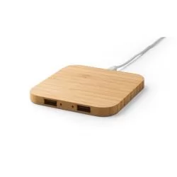 Carregador portátil em bambu 15 W Personalizado Carregador portátil em bambu 15 W Personalizado