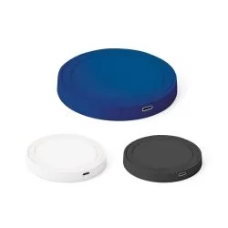 Carregador wireless rápido em ABS e silicone Personalizado Carregador wireless rápido em ABS e silicone Personalizado