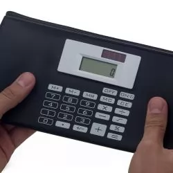 Carteira com Calculadora Personalizada Carteira com Calculadora Personalizada