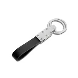 Chaveiro de Metal com Couro Personalizado