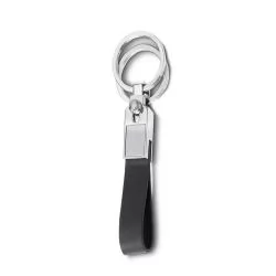 Chaveiro Metal Couro Sintético com 2 Argolas Personalizado Chaveiro Metal Couro Sintético com 2 Argolas Personalizado