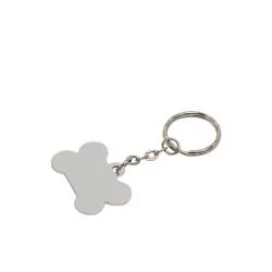 Chaveiro Metal em Formato de osso Personalizado