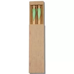 Conjunto Caneta e Lapiseira Bambu Personalizado Conjunto Caneta e Lapiseira Bambu Personalizado