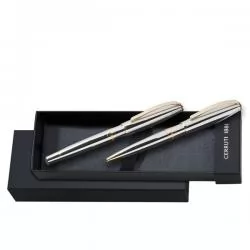 Conjunto de caneta tinteiro e esferográfica Premium Cerruti 1881 Personalizado Conjunto de caneta tinteiro e esferográfica Premium Cerruti 1881 Personalizado