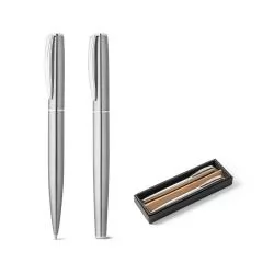 Conjunto de roller e esferográfica Eco Personalizado Conjunto de roller e esferográfica Eco Personalizado