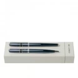 Conjunto de roller e esferográfica Premium Cerruti 1881 Personalizado Conjunto de roller e esferográfica Premium Cerruti 1881 Personalizado