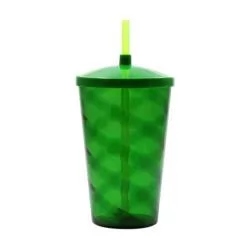 Copo 700ml Espiral Com Tampa e Canudo Personalizado Copo 700ml Espiral Com Tampa e Canudo Personalizado