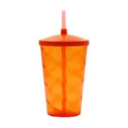 Copo 700ml Espiral Com Tampa e Canudo Personalizado Copo 700ml Espiral Com Tampa e Canudo Personalizado