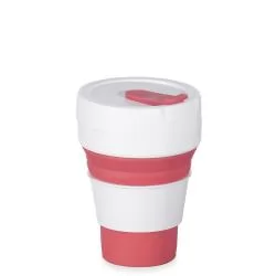 Copo de Silicone Retrátil com Canudo Personalizado Copo de Silicone Retrátil com Canudo Personalizado