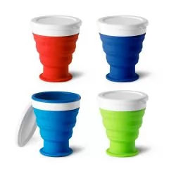 Copo de viagem dobrável 400 ml Personalizado Copo de viagem dobrável 400 ml Personalizado