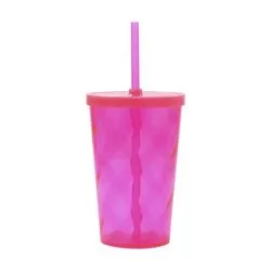 Copo Espiral 550 ml com Tampa e Canudo Personalizado Copo Espiral 550 ml com Tampa e Canudo Personalizado
