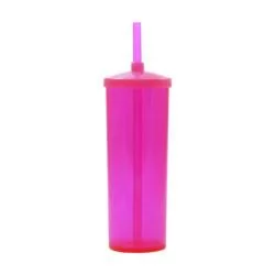 Copo Long Drink com Tampa e Canudo 330ml Personalizado Copo Long Drink com Tampa e Canudo 330ml Personalizado