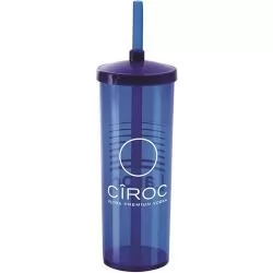 Copo Long Drink com Tampa e Canudo 330ml Personalizado Copo Long Drink com Tampa e Canudo 330ml Personalizado