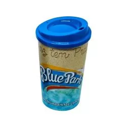 Copo Plástico para Café 600 ml In Mold Label Personalizado Copo Plástico para Café 600 ml In Mold Label Personalizado