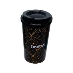 Copo Plástico para Café 600 ml In Mold Label Personalizado Copo Plástico para Café 600 ml In Mold Label Personalizado