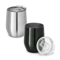 Copo térmico de viagem em aço inox 400 mL Personalizado Copo térmico de viagem em aço inox 400 mL Personalizado