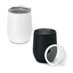 Copo térmico de viagem em aço inox 400 mL Personalizado Copo térmico de viagem em aço inox 400 mL Personalizado