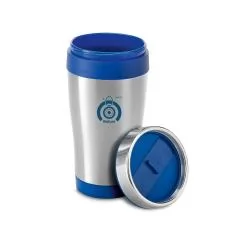 Copo térmico em aço inoxidável e PP 420 mL Personalizado Copo térmico em aço inoxidável e PP 420 mL Personalizado