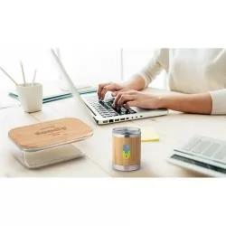 Copo térmico em bambu 350ml Personalizado Copo térmico em bambu 350ml Personalizado