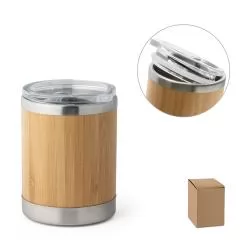Copo térmico em bambu 350ml Personalizado Copo térmico em bambu 350ml Personalizado
