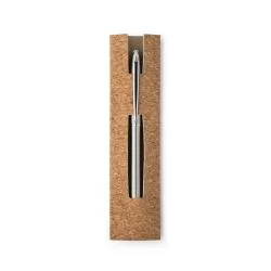 Esferográfica com corpo em aço inox 53% reciclado Personalizada Esferográfica com corpo em aço inox 53% reciclado Personalizada