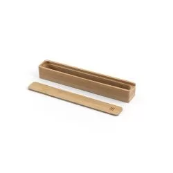 Estojo em bambu natural para 1 esferográfica Personalizado Estojo em bambu natural para 1 esferográfica Personalizado