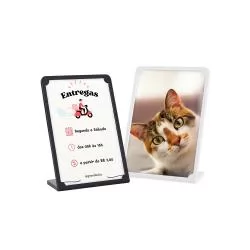 Expositor Porta Retrato A6 Personalizado Expositor Porta Retrato A6 Personalizado
