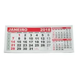Folhinha Calendário 2018 Personalizada