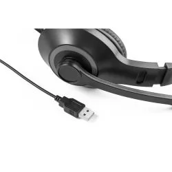 Fone de ouvido ajustáveis com microfone em ABS e PP Personalizado Fone de ouvido ajustáveis com microfone em ABS e PP Personalizado