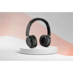 Fones de ouvido sem fios em ABS e tecido Personalizados Fones de ouvido sem fios em ABS e tecido Personalizados