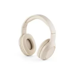 Fones de ouvido wireless dobráveis em fibra de palha de trigo e ABS Personalizados Fones de ouvido wireless dobráveis em fibra de palha de trigo e ABS Personalizados