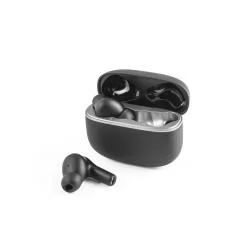 Fones de ouvido wireless em ABS 100% reciclado com ANC Personalizados Fones de ouvido wireless em ABS 100% reciclado com ANC Personalizados