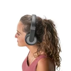 Fones de ouvido wireless em ABS E PU com microfone Personalizados Fones de ouvido wireless em ABS E PU com microfone Personalizados