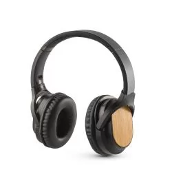 Fones de ouvido wireless em bambu e ABS Personalizados Fones de ouvido wireless em bambu e ABS Personalizados
