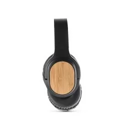 Fones de ouvido wireless em bambu e ABS Personalizados Fones de ouvido wireless em bambu e ABS Personalizados
